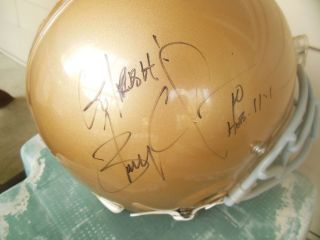 Brady Quinn Autographed Full Size Competion Football Helmet