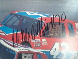 J.  D.  McDuffie hand signed autographed poster 2
