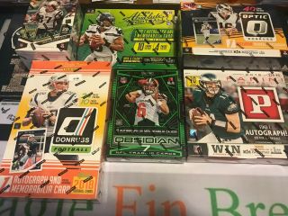 Los Angeles Chargers 2018 Case Break 6 - Box Obsidian - Absolute - Donruss - Optic Mixer