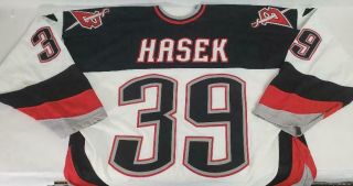 Authentic Ccm Nhl Dominik Hasek Buffalo Sabres Stitched Jersey Xl (suf000646)