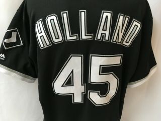 45 Derek Holland game Chicago White Sox jersey sz 50 MLB Authenticated 2