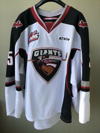 2018 - 19 Vancouver Giants Braedy Euerby Game Worn Whl Goalie Back Up Jersey