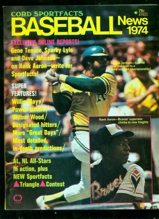 1974 Cord Sportfacts Pro Baseball - Reggie Jackson,  Oakland A 