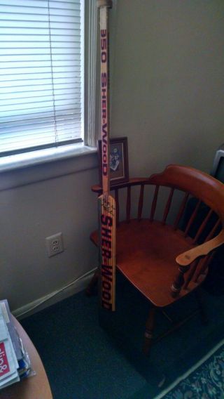 Autographed Signed And Hockey Stick Ron Hextall