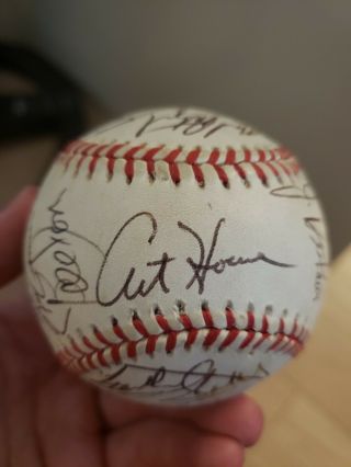 1989 Houston Astros Autographed Baseball