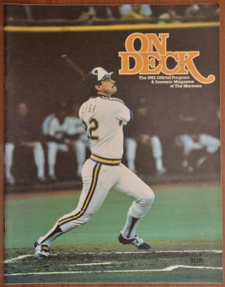 1982 Seattle Mariners Oakland A 