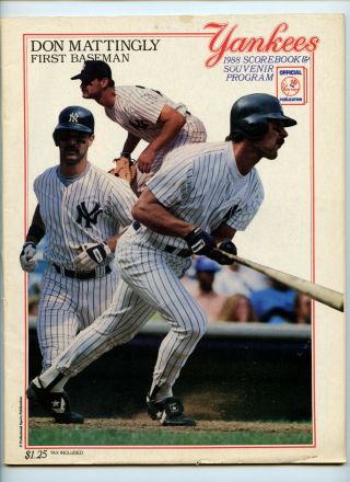 May 1988 Ny Yankees Oakland A 