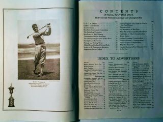 1928 US National Amateur Golf Championship Program Brae Burn CC Bobby Jones 5
