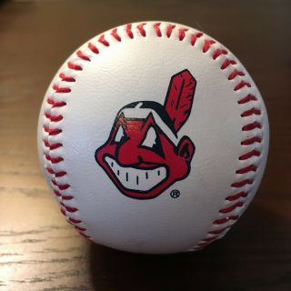 1993 MLB Cleveland Indians Chief Wahoo Baseball - Sports Products Corp.  Laich 2