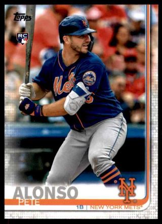 2019 Topps Series 2 Rookie Pete Alonso Rc Mets
