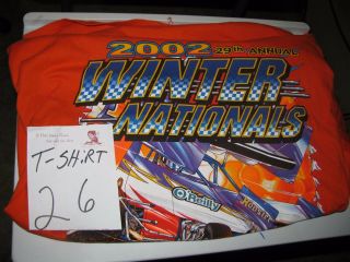 2002 Devils Bowl Speedway Winter National Size Mens Sprint Car Tee Shirt 26