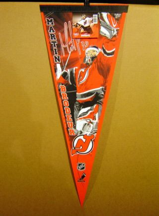 Martin Brodeur Jersey Devils Nhl Le Hockey Player Pennant