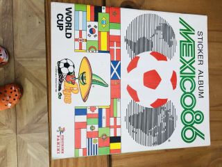 Panini Mexico 86 World Cup Album,  1986 20 Complete