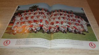 1972 St.  Louis Cardinals Baseball Yearbook - Bob Gibson,  Team Picture - VG 3