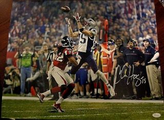 Chris Hogan England Patriots Autographed Signed 16x20 Photo Jsa=coa 