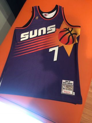 Kevin Johnson Phoenix Suns Mitchell & Ness Authentic 1996 - 97 Purple Jersey - L