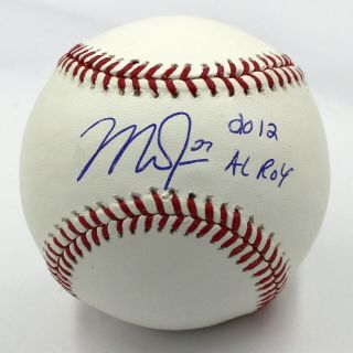 Mike Trout Signed & Inscribed 2012 Al Roy Romlb Baseball Mlb Holo Hz532952