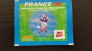 Panini World Cup France 1998 Sticker Packet Total Petrol Version In Ver