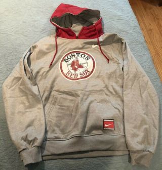 Boston Red Sox Logo Hoodie - Nike Men’s Xl