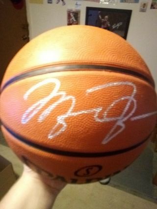 Michael Jordan Signed Autographed Basketball Chicago Bulls Autograph