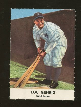 1960 Golden Press 16 Lou Gehig York Yankees Hof