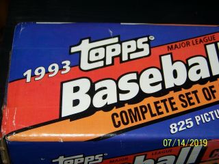 1993 Topps Baseball Complete Factory Set Series 1 & 2 825 Cards