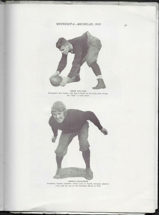 Nov.  22,  1919 University of Michigan vs.  Minnesota Football Program 4