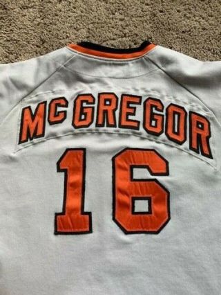 Game worn Baltimore Orioles jersey 1980 set 2 Scott McGregor road grey Baseball 5
