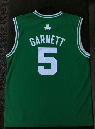 Kevin Garnett Boston Celtics Basketball Jersey Green Adidas - Men 