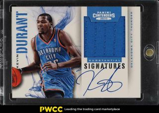 2012 Panini Contenders Substantial Kevin Durant Auto Patch /25 7 (pwcc)