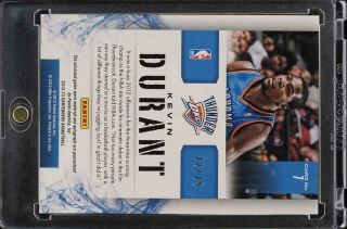 2012 Panini Contenders Substantial Kevin Durant AUTO PATCH /25 7 (PWCC) 2