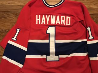 Late 80’s Brian Hayward (Goalie) Game Worn Montreal Canadiens Hockey Jersey 2