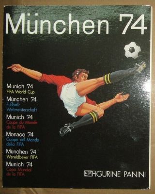 Panini Official Album Fifa World Cup Germany 1974 Complete Reprinted Reimpreso