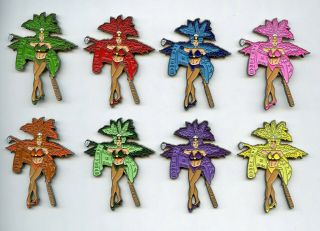 8 Little League Pins; Showgirl Set From Nv 4
