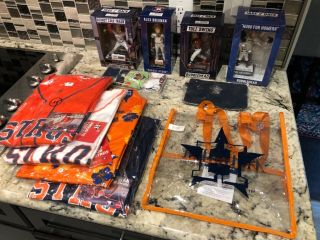 Houston Astros Giveaway Bundle - Bobble Heads,  Jerseys,  Shirt,  Purse,  Bag,  Etc.