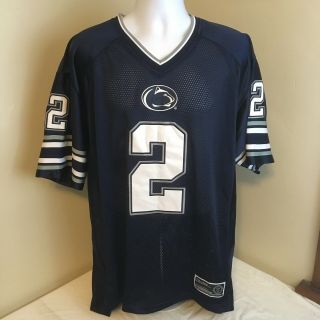 Colosseum Penn State Psu Nittany Lions 2 Football Jersey Large Blue Stitched