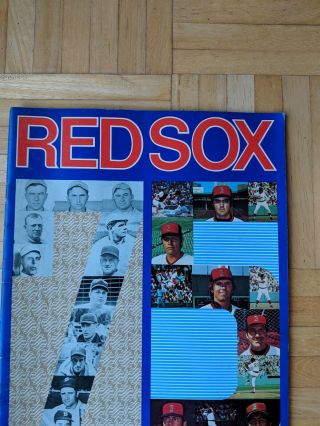 1975 Boston Red Sox Official Yearbook - - 3