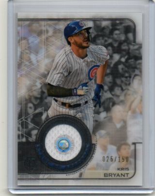 Kris Bryant Cubs 2019 Topps Tribute Stamp Of Approval Jersey /150 Sp