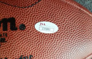 JOHNNY UNITAS Autograph Duke Football JSA Certified Signed Baltimore Colts HOF 4