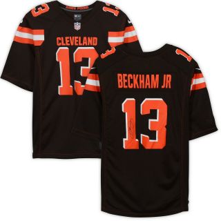 Odell Beckham Jr.  Cleveland Browns Autographed Nike Brown Game Jersey