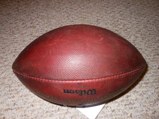 BEN ROETHLISBERGER AUTO SIGNED NFL GAME FOOTBALL 10/2/16 STEELERS W/ 3 INSC 5