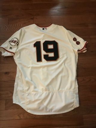 2016 DAVE RIGHETTI SF Giants Game Worn Home JERSEY MLB Holo SIZE 50 12 20 2