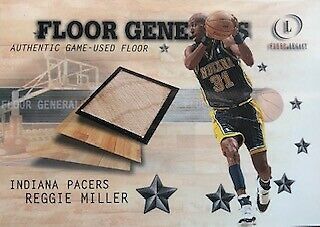 Indiana Pacers Reggie Miller 2001 Fleer Floor Generals Game Floor