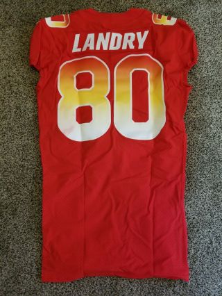 Cleveland Browns Jarvis Landry Game issued Pro Bowl jersey 80 sz 42 3
