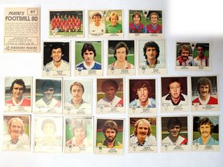 22 Figurine Panini Football 80 English Fa 1980 Stickers