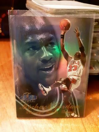 1998 Flair Showcase Michael Jordan 23 Basketball Card