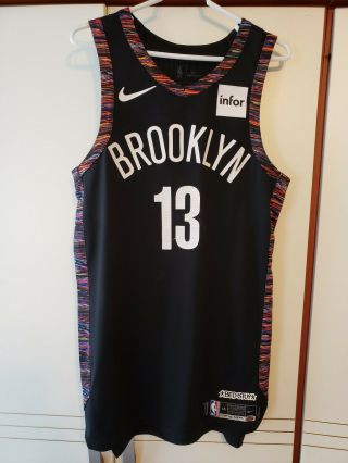 Shabazz Napier 2018 - 19 Brooklyn Nets Game Worn Jersey Biggie Smalls & Snapback 4