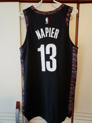 Shabazz Napier 2018 - 19 Brooklyn Nets Game Worn Jersey Biggie Smalls & Snapback 5