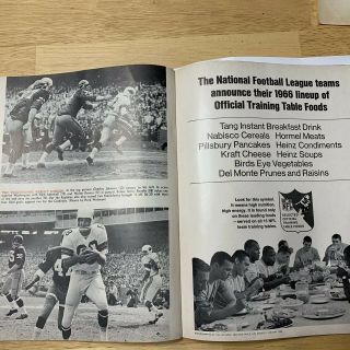 SIGNED 1966 Cardinals/Bears NFL Program And Field pass - Halas,  Sayers,  Butkus 8