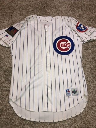 1994 Chicago Cubs Jose Hernandez Game Home Jersey Mlb 125th Anniversary